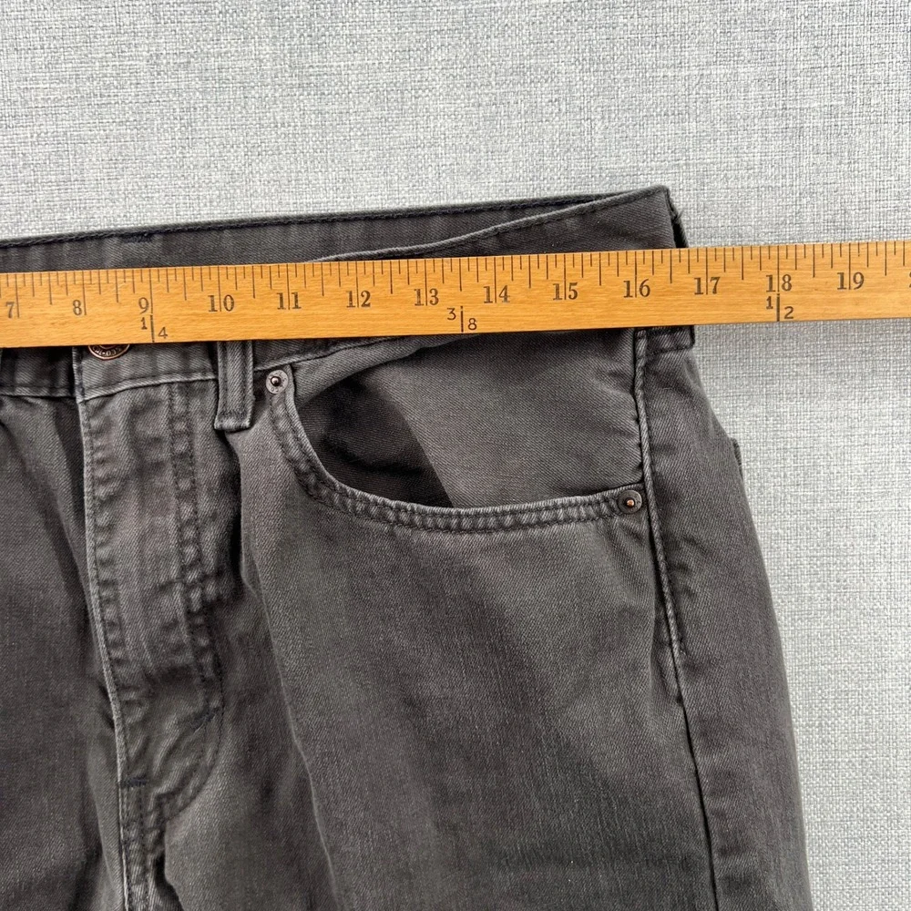 Levis 505 Regular Fit Jeans Mens 34x31 Faded‎ Black Charcoal Straight Leg Denim